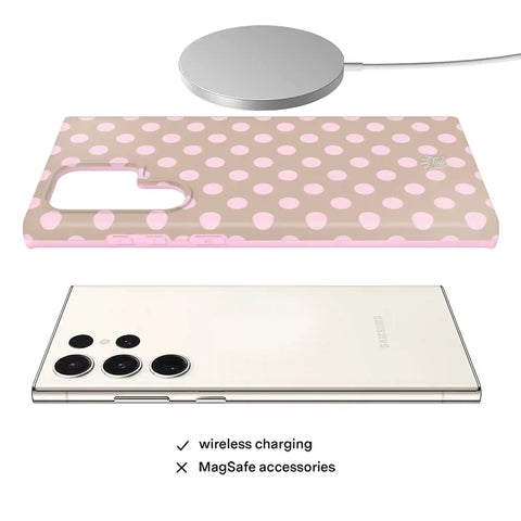 Brown Sugar Polka Dot Samsung Case