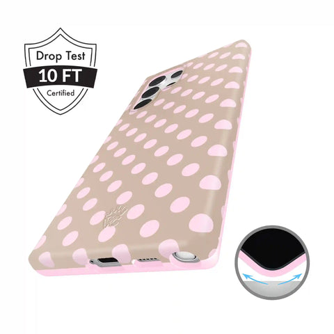 Brown Sugar Polka Dot Samsung Case