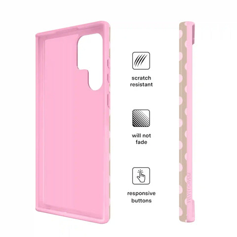 Brown Sugar Polka Dot Samsung Case