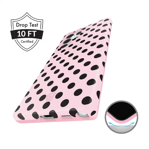 Princess Pink Polka Dot Samsung Case
