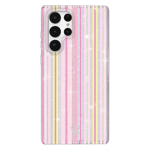 Sunkissed Stripes Glitter Samsung Case