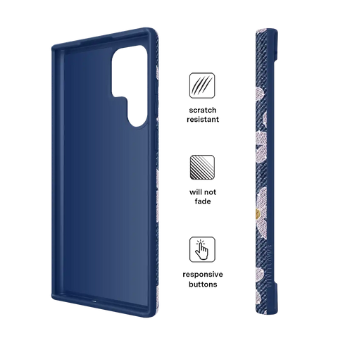 Denim Daisy Samsung Case