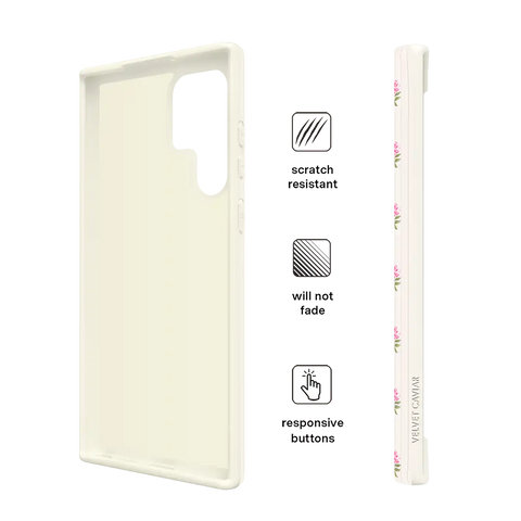 Pink Peony Floral Samsung Case