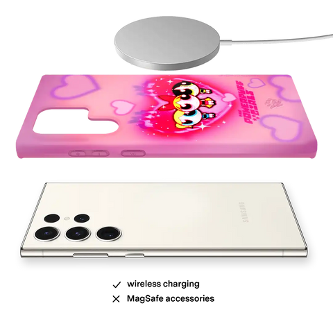 The Powerpuff Girls Airbrush Hearts Samsung Case