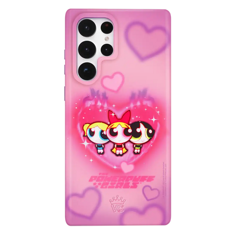 The Powerpuff Girls Airbrush Hearts Samsung Case