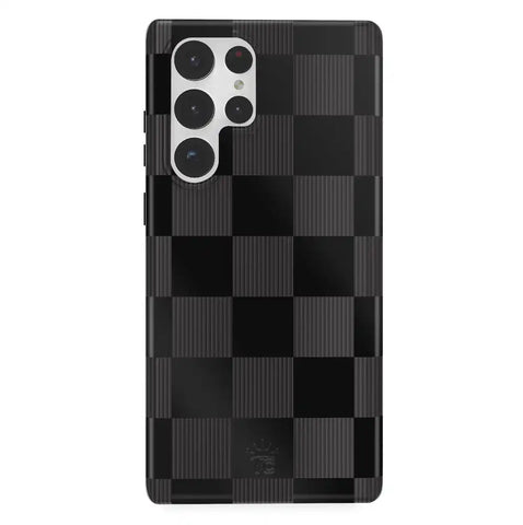 Noir Vibe Checkered Samsung Case