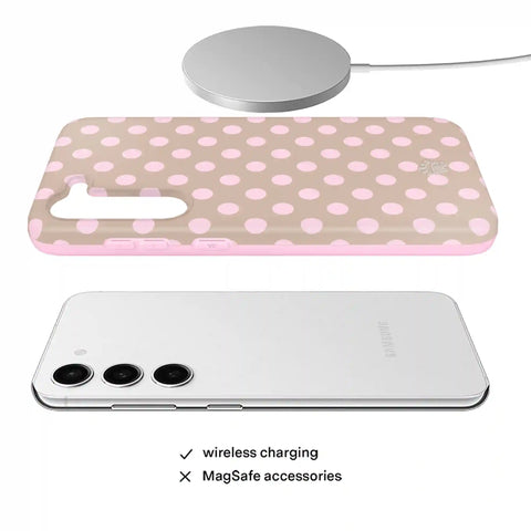 Brown Sugar Polka Dot Samsung Case