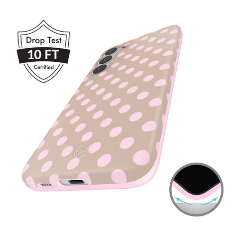 Brown Sugar Polka Dot Samsung Case