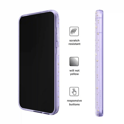 Lilac Celestial Stars Samsung Case