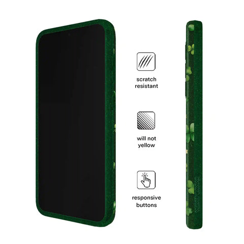 Lucky Clover Glitter Samsung Case