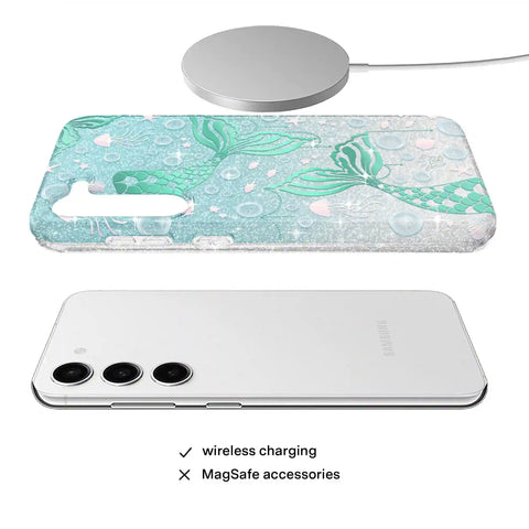 Mermaid Glitter Holo Samsung Case