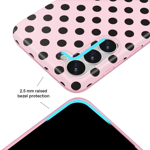 Princess Pink Polka Dot Samsung Case