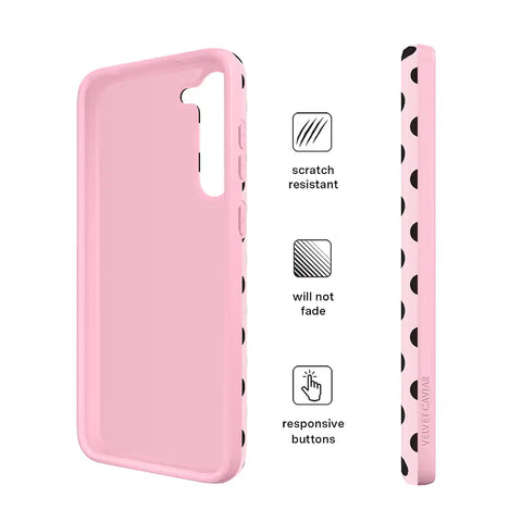 Princess Pink Polka Dot Samsung Case
