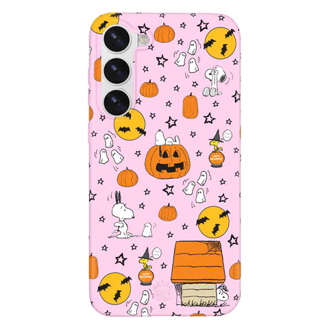 Snoopy Pink Pumpkins Samsung Case
