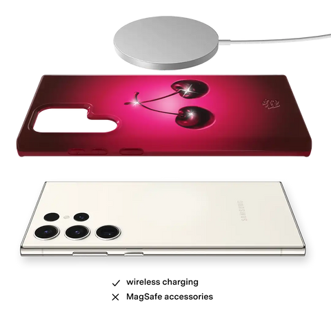 Black Cherry Crystal Samsung Case