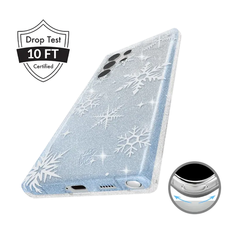 Snow Angel Glitter Samsung Case