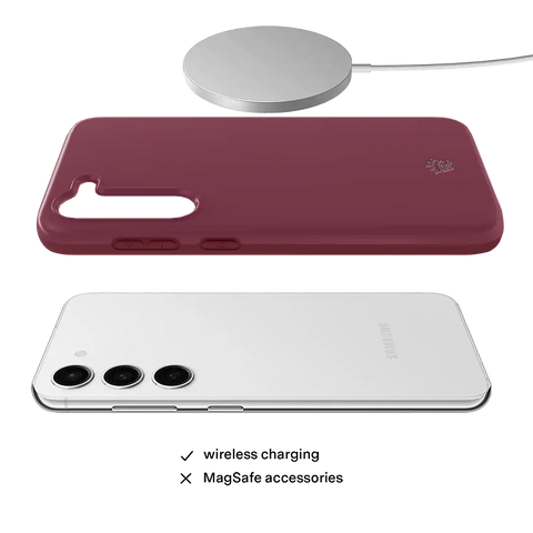 Burgundy 1990 Samsung Case