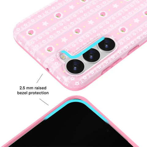 Strawberry Macaron Samsung Case