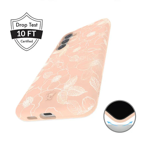 Peach Blossom Floral Samsung Case