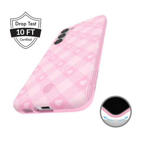 Dolly Pink Gingham Samsung Case