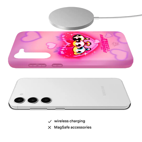 The Powerpuff Girls Airbrush Hearts Samsung Case