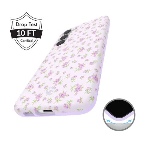 Dainty Lilac Floral Samsung Case