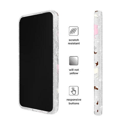 Pink Pony Glitter Samsung Case