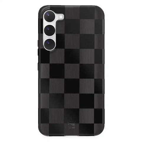 Noir Vibe Checkered Samsung Case