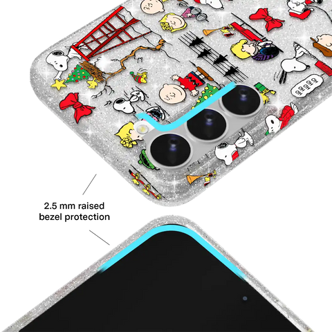 Snoopy Christmas Glitter Samsung Case