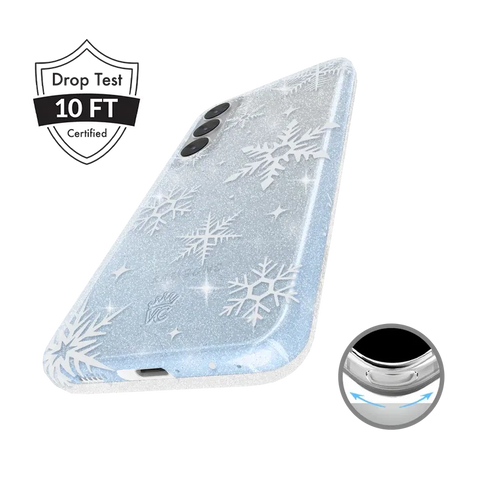 Snow Angel Glitter Samsung Case