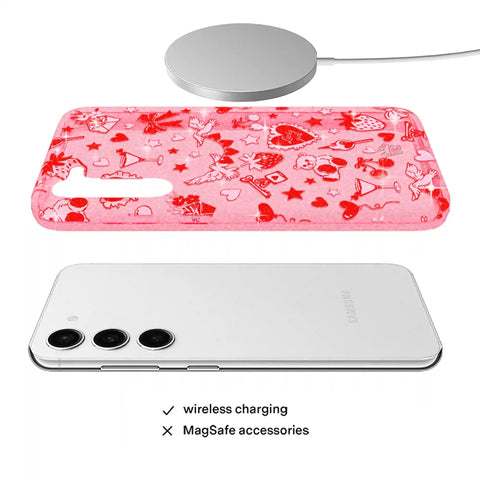 Be Mine Glitter Samsung Case