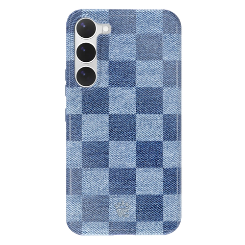 Denim Vibe Checkered Samsung Case