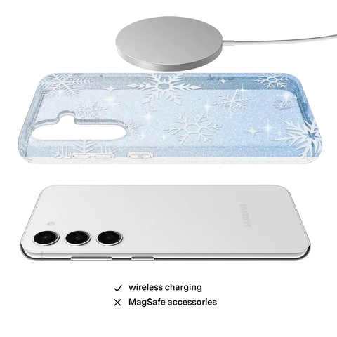 Snow Angel Glitter Samsung Case