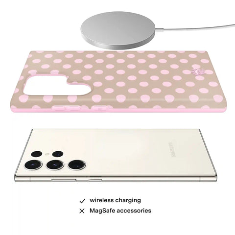 Brown Sugar Polka Dot Samsung Case