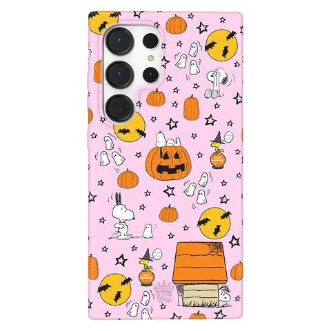 Snoopy Pink Pumpkins Samsung Case