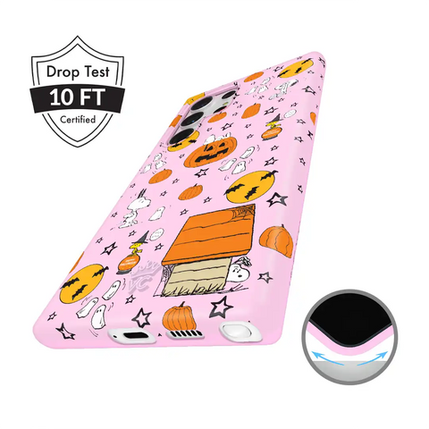 Snoopy Pink Pumpkins Samsung Case
