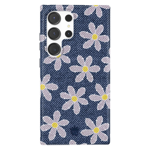 Denim Daisy Samsung Case
