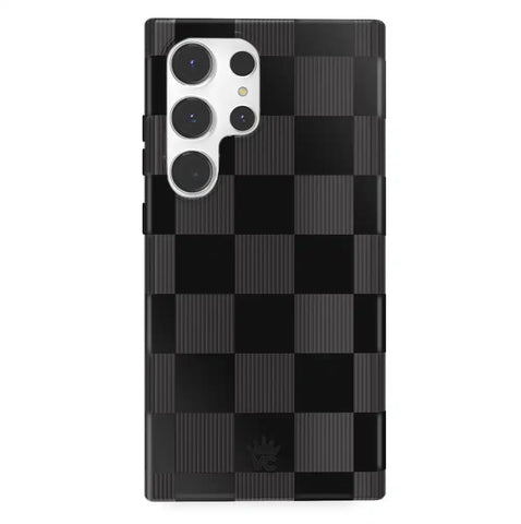 Noir Vibe Checkered Samsung Case