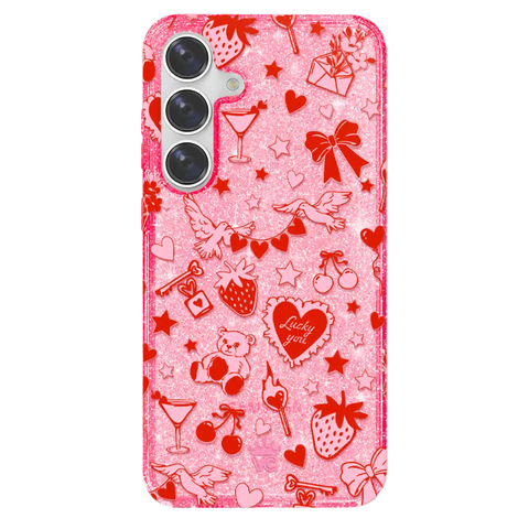 Be Mine Glitter Samsung Case