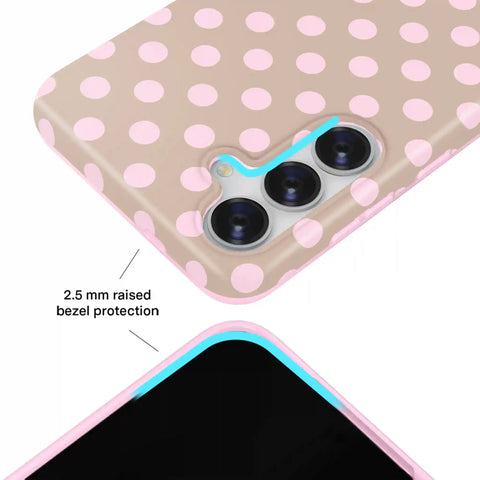 Brown Sugar Polka Dot Samsung Case