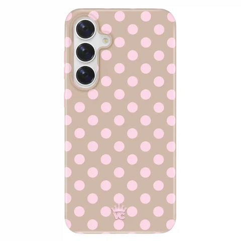 Brown Sugar Polka Dot Samsung Case
