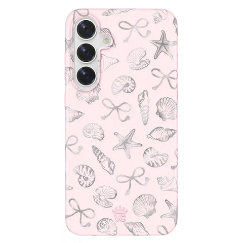 Pink Coastal Seashells Samsung Case