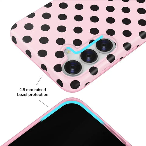 Princess Pink Polka Dot Samsung Case