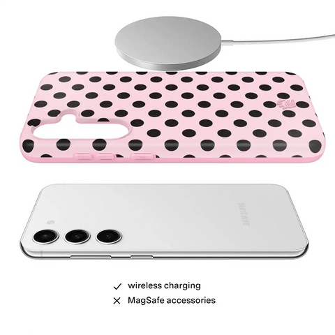 Princess Pink Polka Dot Samsung Case