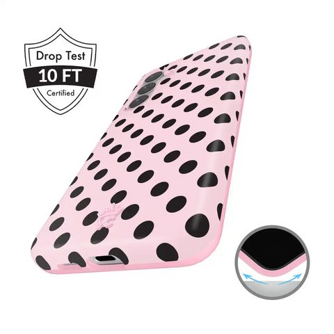 Princess Pink Polka Dot Samsung Case