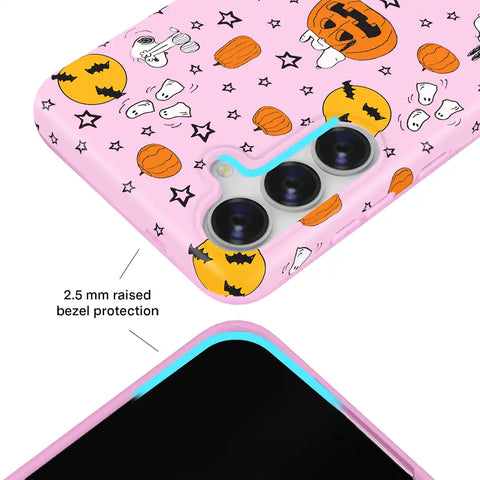 Snoopy Pink Pumpkins Samsung Case
