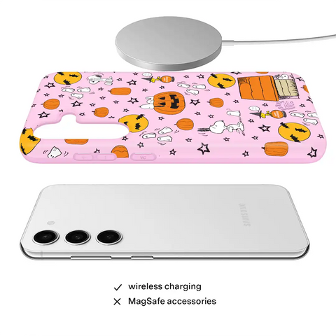 Snoopy Pink Pumpkins Samsung Case