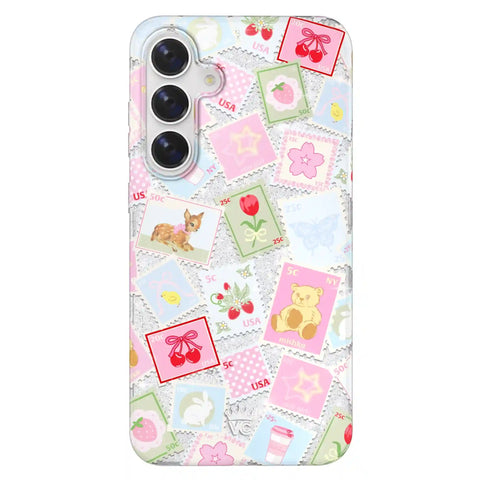 Spring Whimsy Stamps Glitter Samsung Case