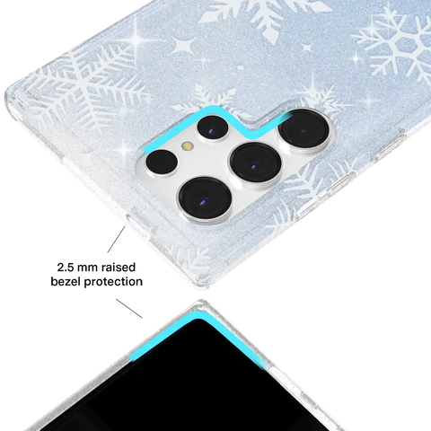 Snow Angel Glitter Samsung Case