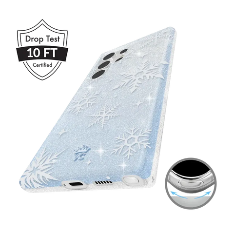 Snow Angel Glitter Samsung Case